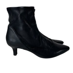 Rockport Total Motion Alaiya S Black Stretch Booties Women 7.5
